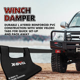 4WD Recovery Tools: X-BULL 4WD Recovery Kit Kinetic Recovery Rope With 14500LBS Electric Winch 12V Winch 4WD 4X4 Offroad