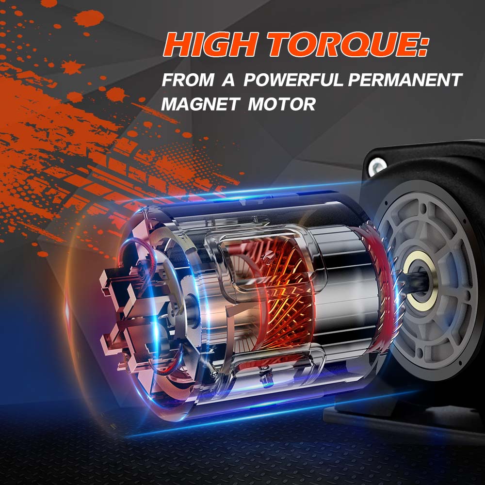 Automotive Lifts & Hoists: X-BULL 12V Electric Winch 4500LB Winch Boat Trailer Steel Cable With 5.5MX13M Synthetic Rope Orange