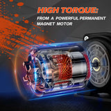 Automotive Lifts & Hoists: X-BULL 12V Electric Winch 4500LB Winch Boat Trailer Steel Cable With 5.5MX13M Synthetic Rope Orange