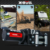 Automotive Lifts & Hoists: X-BULL Electric Winch 4500LBS/2041KG Steel Cable Wireless Remote Boat ATV 4WD