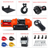 Automotive Lifts & Hoists: X-BULL Electric Winch 12v Synthetic Rope 4500LBS Wireless Remote ATV UTV 2041KG
