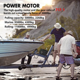 Boating Accessories: X-BULL 5000LBS Electric Boat Winch 12V Portable Detachable Marine Ship Trailer Winch