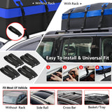 Cross Bar: X-BULL Waterproof Car Roof Top Rack Carrier ravel Cargo Luggage Cube Bag Trave 425L