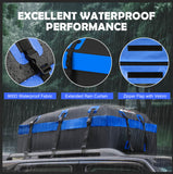Automotive Parts: X-BULL Waterproof Car Roof Cargo Bag 595L Top Rack Carrier Luggage Storage Cube