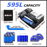 Automotive Parts: X-BULL Waterproof Car Roof Cargo Bag 595L Top Rack Carrier Luggage Storage Cube