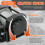 Automotive Parts: 12V Electric Winch 4500LBS Winch Steel Cable Trailer Towing Remote ATV UTV
