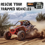 Automotive Parts: 12V Electric Winch 4500LBS Winch Steel Cable Trailer Towing Remote ATV UTV