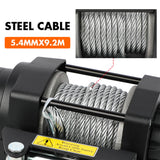 Automotive Parts: 12V Electric Winch 4500LBS Winch Steel Cable Trailer Towing Remote ATV UTV