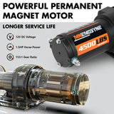 Automotive Parts: Electric Winch 4500LBS Winch Steel Cable Trailer Towing Remote ATV Winch UTV Winch 4WD