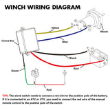 Automotive Parts: Electric Winch 4500lbs Winch Synthetic Rope Wireless Towing Trailer ATV Winch UTV Winch 4WD