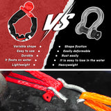 4WD Recovery Tools: X-BULL Recovery Ring Soft Shackle Kit Snatch Block Pulley Rope Snatch Ring 4WD
