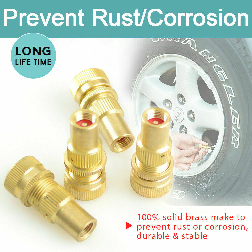 4WD Recovery Tools: X-BULL Tyre Deflators Brass Air Deflator 0-60 PSI Tire Valve Core Tool Automatic