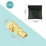 4WD Recovery Tools: X-BULL Tyre Deflators Brass Air Deflator 0-60 PSI Tire Valve Core Tool Automatic