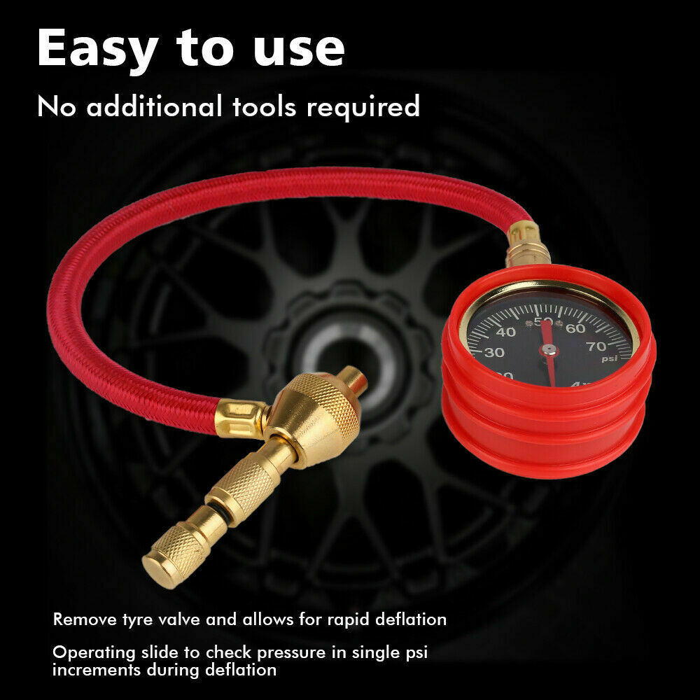 Automotive Gauges: X-BULL Tyre Deflator Tire Air Deflators Rapid With Pressure Gauge Valve Tool 4WD
