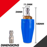 Automotive Cleaning: X-BULL Pressure Washer Turbo Nozzle Head 4000PSI High Cleaner 1/4BSP