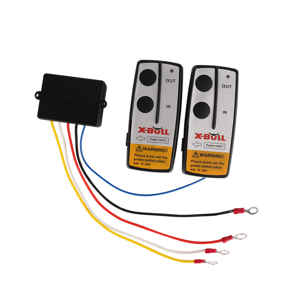4WD Recovery Tools: X-BULL Winch Solenoid Relay 12V 500A Winch Controller Twin Wireless Remote4WD4x4