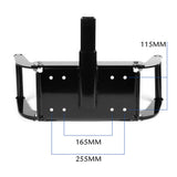 Automotive Parts: X-BULL Winch Cradle Mounting Plate Bracket Foldable Steel Bar Truck Trailer 4WD Universal For 9000 10000 12000 13000 14500LBS winch