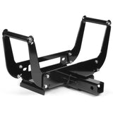Automotive Parts: X-BULL Winch Cradle Mounting Plate Bracket Foldable Steel Bar Truck Trailer 4WD Universal For 9000 10000 12000 13000 14500LBS winch
