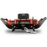 Automotive Parts: X-BULL Winch Cradle Mounting Plate Bracket Foldable Steel Bar Truck Trailer 4WD Universal For 9000 10000 12000 13000 14500LBS winch