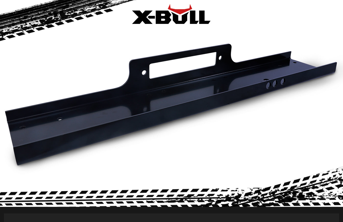 Automotive Parts: X-BULL Winch Mounting Plate Cradle 8000-13000lbs New Universal Truck TrailerATV