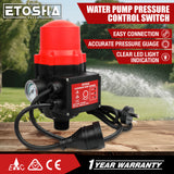 Irrigation Pumps: ETOSHA Water Pressure Pump Controller Auto Switch Control Electric BLACK