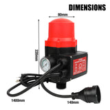 Irrigation Pumps: ETOSHA Water Pressure Pump Controller Auto Switch Control Electric BLACK