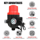 Irrigation Pumps: ETOSHA Water Pressure Pump Controller Auto Switch Control Electric BLACK