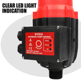 Irrigation Pumps: ETOSHA Water Pressure Pump Controller Auto Switch Control Electric BLACK