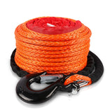 Automotive Repair & Speciality Tools: ZESUPER Winch Rope 9.5MM X 30M Dyneema SK75 Hook Synthetic Car Tow Recovery Cable Hook