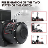 4WD Recovery Tools: X-BULL 12V Electric Winch 12000LBS synthetic rope 4wd Jeep with winch cover