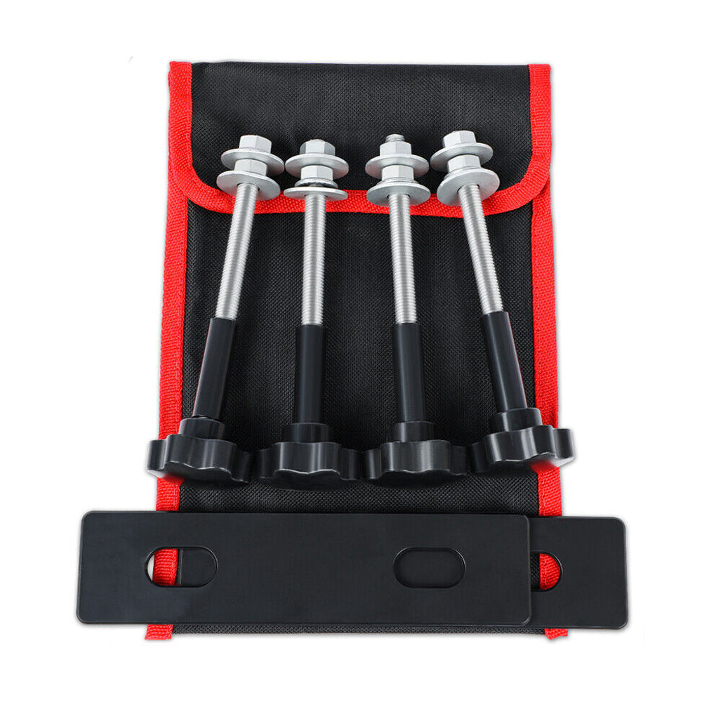 Cross Bar: X-BULL Tracks Fixing Pins Mounting Kit Holders Roof Rack Mount Bracket 4WD 4x4