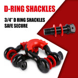 4WD Recovery Tools: X-BULL Winch Recovery Kit 13PCS Recovery tracks /Snatch Strap Off Road 4X4