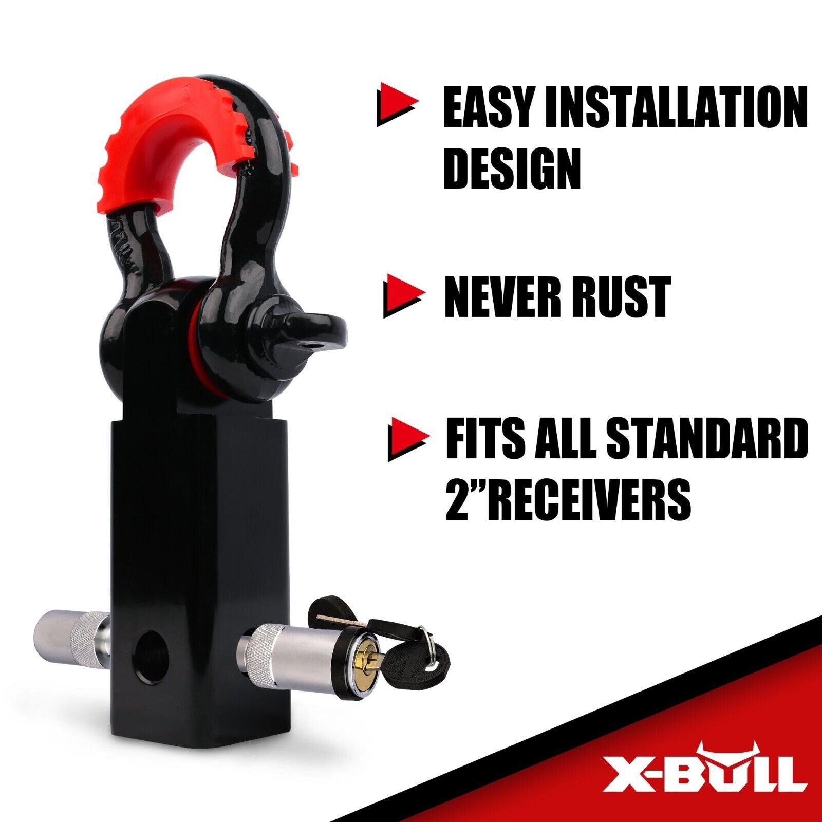 4WD Recovery Tools: X-BULL Winch Recovery Kit 13PCS Recovery tracks /Snatch Strap Off Road 4X4