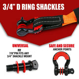 Automotive Parts: X-BULL Winch Recovery Kit Recovery tracks /Snatch Strap Off Road 4WD