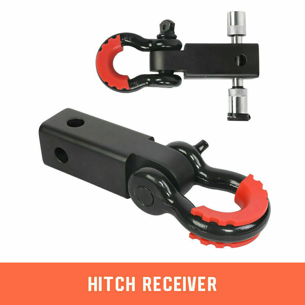 4WD Recovery Tools: X-BULL Winch Recovery Kit 11PCS 4WD 4x4 Pack Off Road Snatch Strap Essential