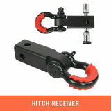 4WD Recovery Tools: X-BULL Winch Recovery Kit 11PCS 4WD 4x4 Pack Off Road Snatch Strap Essential