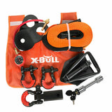 4WD Recovery Tools: X-BULL Winch Recovery Kit 11PCS 4WD 4x4 Pack Off Road Snatch Strap Essential