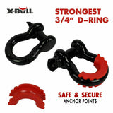 4WD Recovery Tools: X-BULL Winch Recovery Kit 11PCS 4WD 4x4 Pack Off Road Snatch Strap Essential
