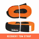 4WD Recovery Tools: X-BULL Winch Recovery Kit 11PCS 4WD 4x4 Pack Off Road Snatch Strap Essential