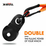 4WD Recovery Tools: X-BULL Winch Recovery Kit 11PCS 4WD 4x4 Pack Off Road Snatch Strap Essential