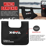 4WD Recovery Tools: X-BULL Recovery Kit 4X4 Off-Road Kinetic Rope Snatch Strap Winch Damper 4WD13PCS