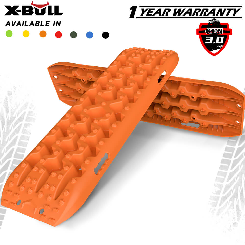 4WD Recovery Tools: X-BULL Recovery tracks Sand 4x4 4WD Snow Mud Car Vehicles ATV 2pcs Gen 3.0