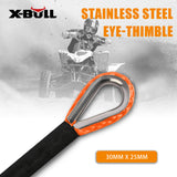 Automotive Parts: X-BULL Dyneema Synthetic Rope Winch Cable SK75 5.5MM x 13M Car Tow Recovery Strap