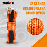 Automotive Parts: X-BULL Dyneema Synthetic Rope Winch Cable SK75 5.5MM x 13M Car Tow Recovery Strap