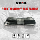 Automotive Parts: X-BULL Synthetic Dyneem Rope 5.5MM x 13M SK75 Car Tow Recovery Winch Cable Line