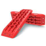 X-BULL Recovery tracks 10T Sand Mud Snow RED Offroad 4WD 4x4 2pc 91cm Gen 2.0 - red