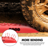 4WD Recovery Tools: X-BULL Recovery tracks Sand Trucks Offroad With 4PCS Mounting Pins 4WD Gen 2.0- red