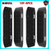 4WD Recovery Tools: X-BULL Recovery Tracks Sand Track Mud Snow 2 pairs Gen 2.0 Accessory 4WD 4X4 - Black