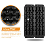 4WD Recovery Tools: X-BULL Recovery tracks Sand Trucks Offroad With 4PCS Mounting Pins 4WDGen 2.0 - Black