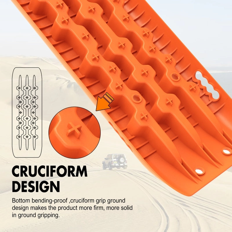 4WD Recovery Tools: X-BULL Recovery tracks Sand Trucks Offroad With 4PCS Mounting Pins 4WDGen 2.0